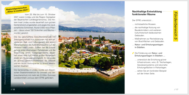 Auszug aus der Bürgerinfo 2023/24 "Natur in Lindau 2021"