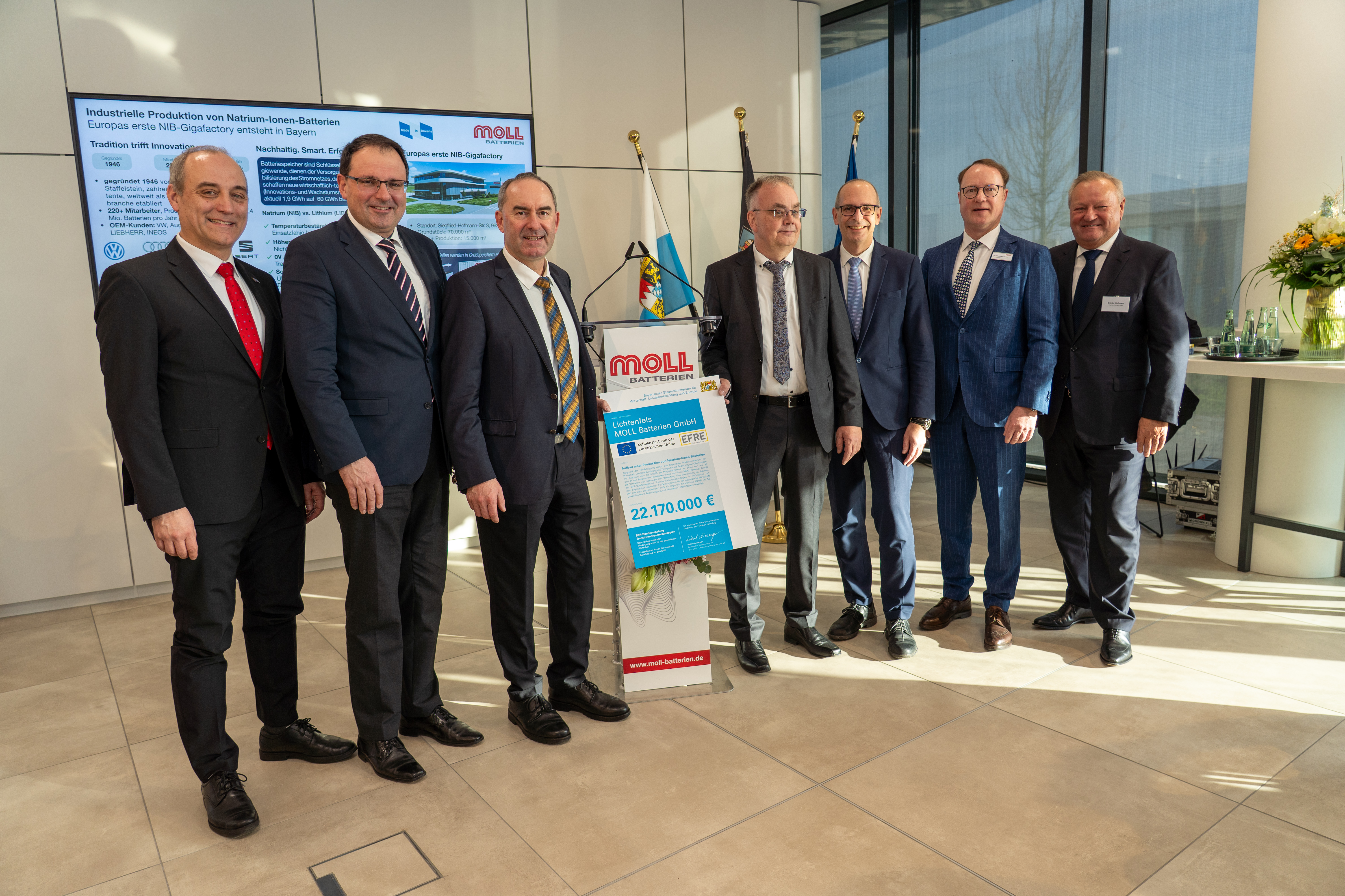 Übergabe der Förderurkunde